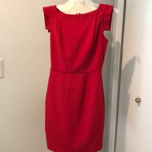 Beautiful Single Red Dress Black Halo Style